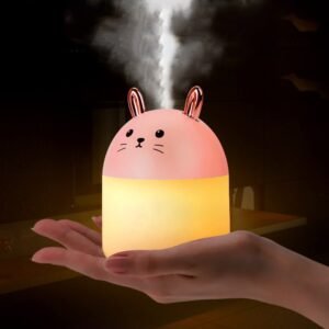 Humidificador vaporizador con luz nocturna, con difusor, purificador de aire