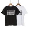 camisetas de Hip-hop con estampado de letras múltiples