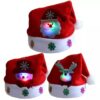 Gorro de felpa de muñeco de nieve para la Navidad ,para adultos y niños