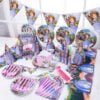 Vajilla de Fiesta Temática de princesa Sofia, kit de Fiesta de Cumpleaños, Suministros para Fiestas de Cumpleaños