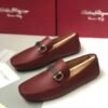 Mocasines de cuero salvatore ferragamo