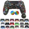 Funda de silicona suave y Flexible para mando de PS4, carcasa de goma de Gel para Sony Playstation 4