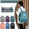 Mochila multifuncional de gran capacidad con cama de bebe plegable