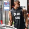 Sin manga deportiva para gimnasio