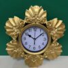 Reloj de pared dorado para sala de estar