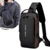 Bolso bandolera impermeable antirrobo para hombre