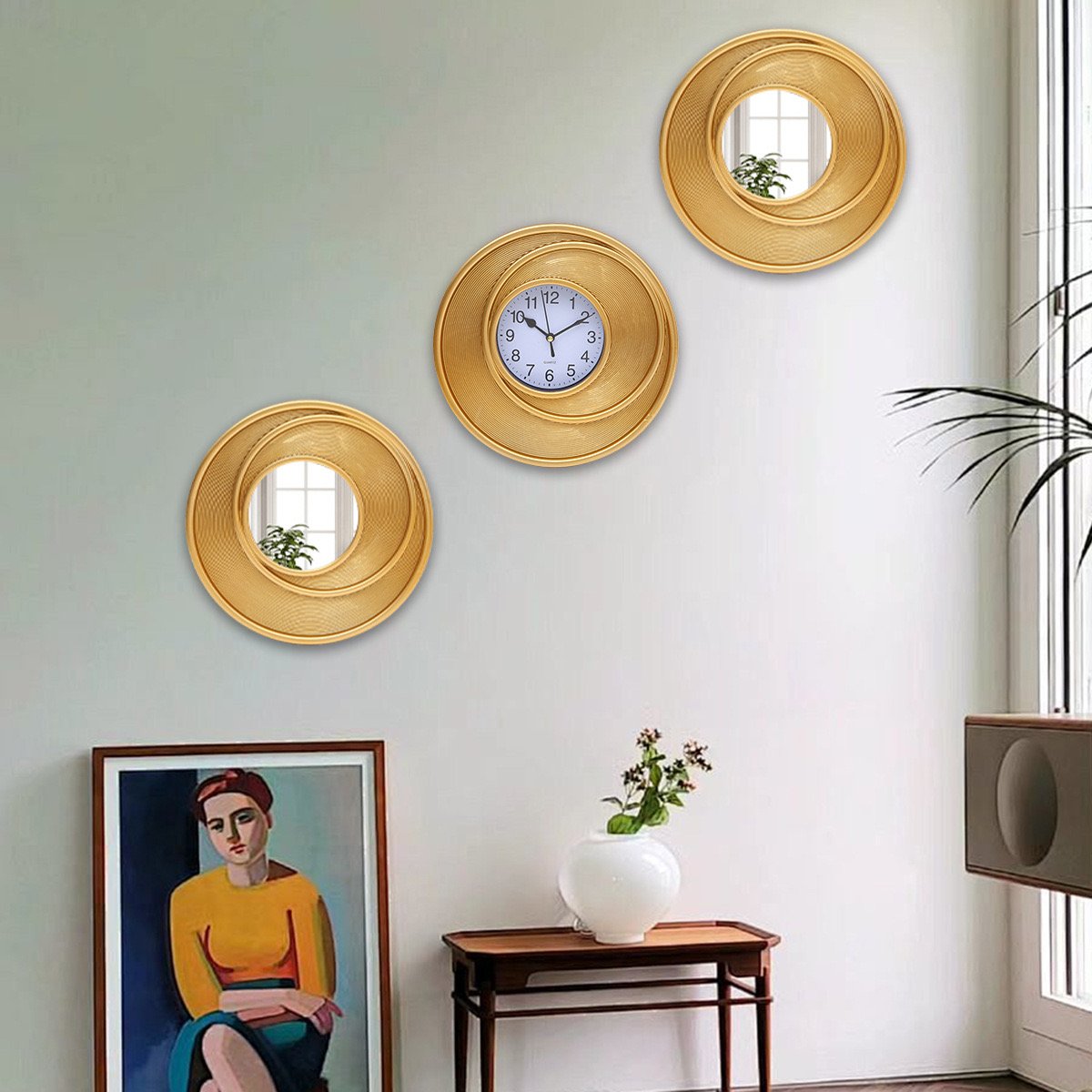 Reloj de pared elegenate 3pcs