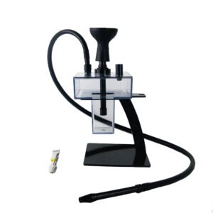 Shisha cachimba portátil transparente en firma de T