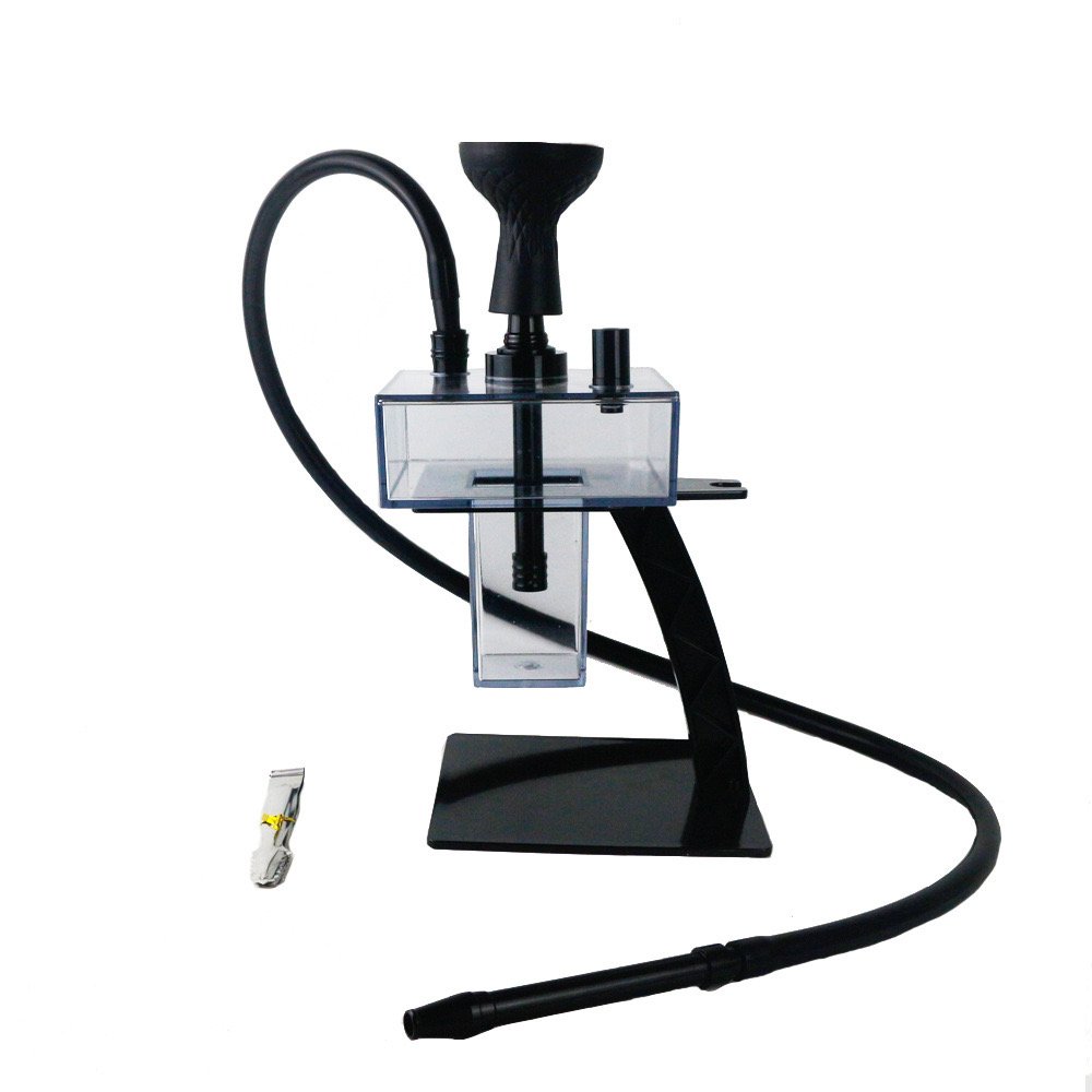 Shisha cachimba portátil transparente en firma de T