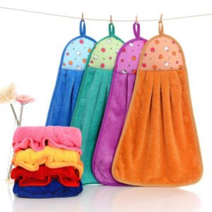 Toallitas pequeña absorbente de microfibra para cocina cuarto de baño, 5 unidades