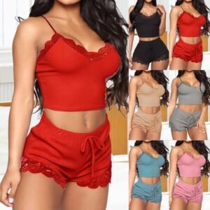 Lencería erotica para mujer con tanga y encaje de hueco