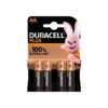 Baterias alcalinas Duracell AA de 1.5V, para equipos electronicos,4pcs