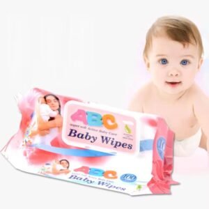 Toallitas de algodon humedas de bebe ABC,100pcs