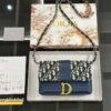 Bolso de mano Dior con tejido de cuero