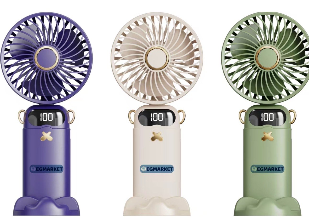 Mini ventilador EGM Pequeño portátil silencioso