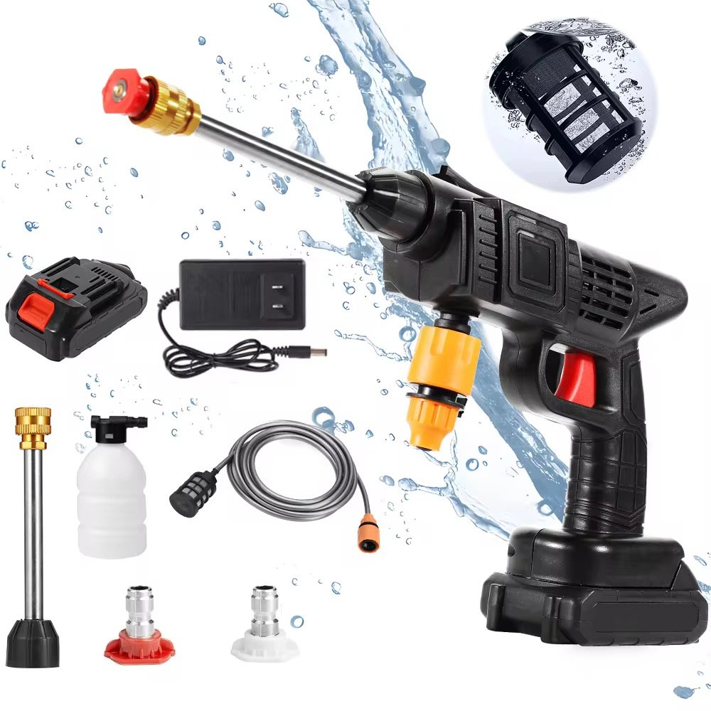 Lavadora eléctrica multifuncional inalámbrica de alta presión