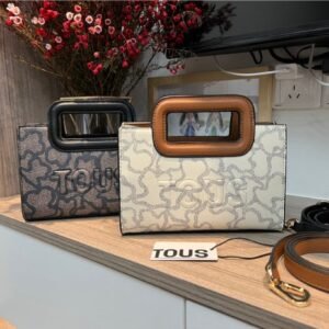 Bolso de Hombro Tous con tejido de cuero para mujer