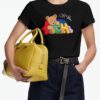 Camiseta de mangas corta de algodón con estampado de Oso y CH
