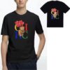 Camiseta de mangas corta de algodón con estampado de Oso y CH