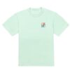 Camiseta de mangas corta de algodón con cuello redondo CH