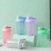 Botella Mezcladora, 500ML 2PCS Vaso de Batido de Proteína en Polvo con Bola Mezcladora, Coctelera de Proteínas a Prueba Fugas para Fitness, Deportes, Gimnasio, Botellas de Bebidas.